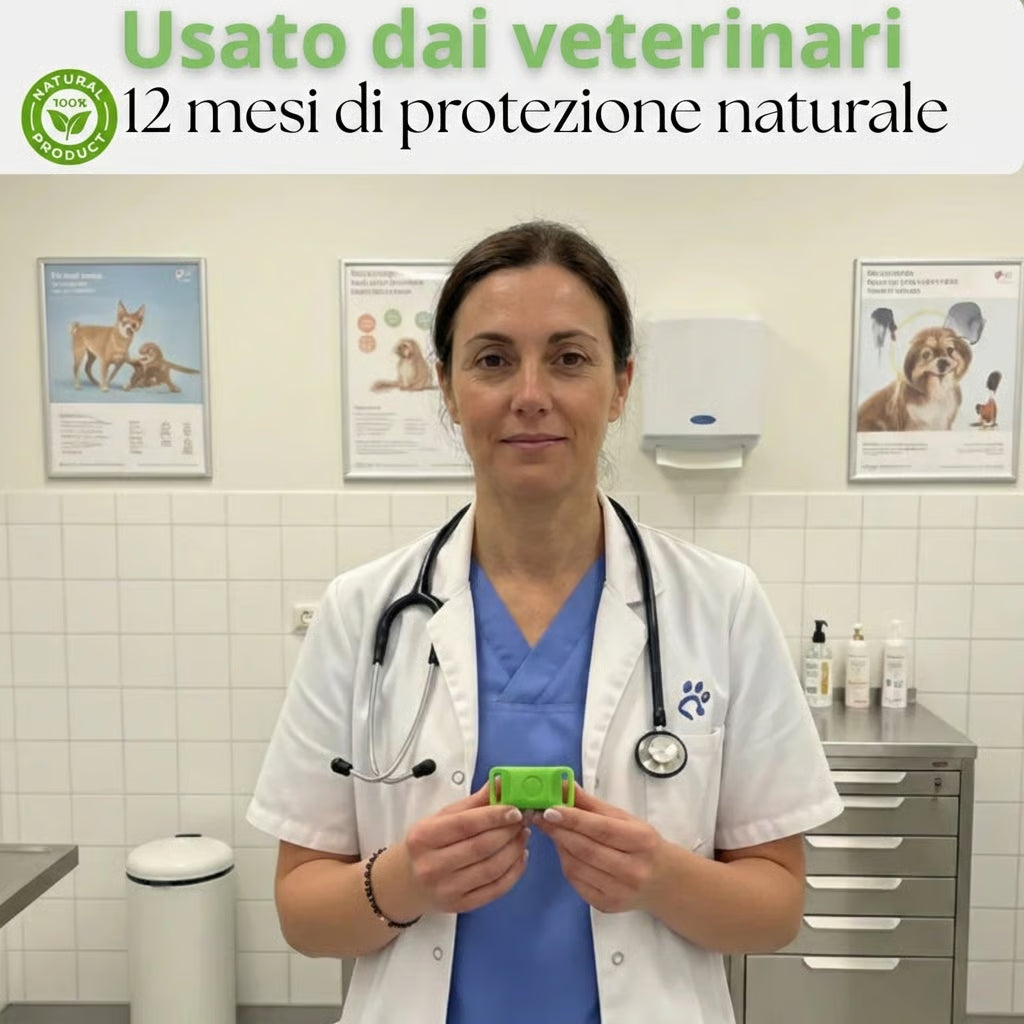 Ciondolo BauPaw™ - 12 mesi di protezione naturale per gatti