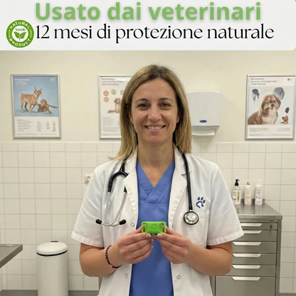 Ciondolo BauPaw™ - 12 mesi di protezione naturale per cani